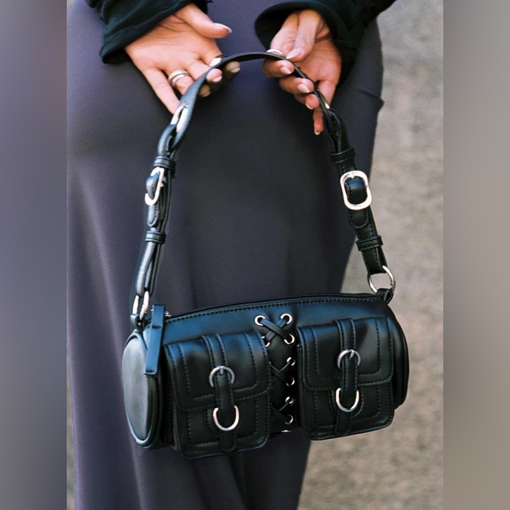 Princess Polly SUMMER SHOULDER BAG BLACK